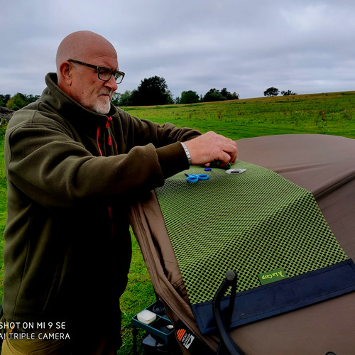 Carp bivvy top work - top,